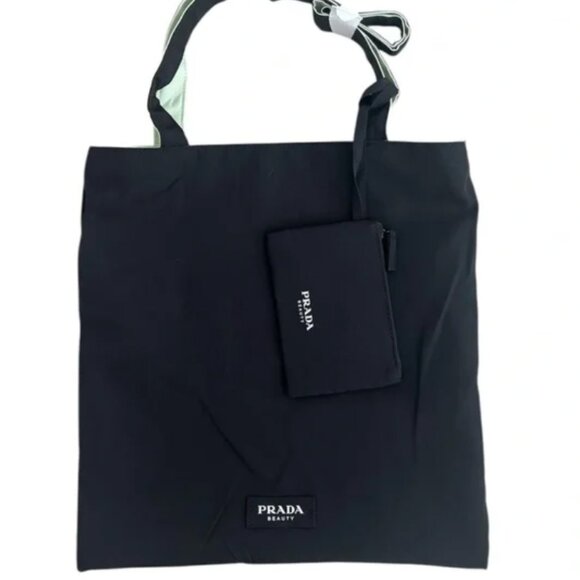 Prada Beauty Reversible Tote with Pouch New in Dustbag - Picture 2 of 3